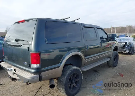 2001 Ford Excursion Limited z USA, uszkodzony, nr VIN 1FMSU43F31EA08680